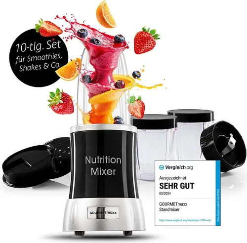 GOURMETmaxx Nutrition Mixer in schwarz von DS Produkte
