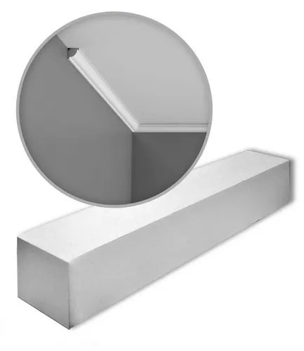 Orac Decor CX132 AXXENT Zierleisten - 10 Stuckleisten Set (20 m) - Hochwertige Stuckleisten aus Duropolymer für Innen- und Außenbereiche. Zeitgenössisches Design, ideal zur Verschönerung Ihrer Räume. Lieferumfang: 10 Leisten, Gesamtlänge 20 m.