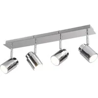 Trio Leuchten Strahler Angelo, Chrom, Metall von TRIO Leuchten