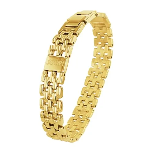 Elegantes JOOP! Armband 2038975 in Gelb-Gold - Armschmuck aus hochwertigem Edelstahl mit glänzender IP-Beschichtung, verstellbar und ideal für jeden Anlass - das perfekte Geschenk!