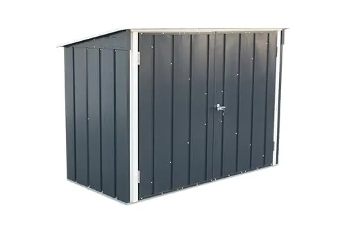 Metall Fahrradgarage 4 Schienen 203x101