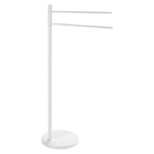 Gedy Mammolo Handtuchhalter aus Aluminium, 35 x 21 x 89 cm, Weiß