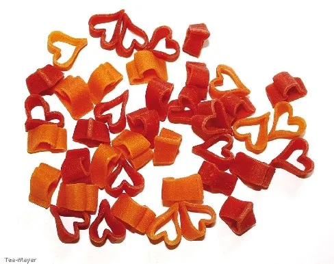 Herz  Nudeln 250 g Frisch Ei Gourmet 1kg/15,80€ g1