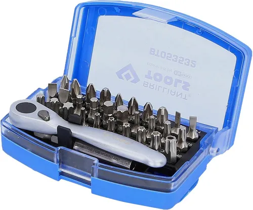 Brilliant Tools Bit-Satz mit Bit-Umschaltratsche, 32-tlg