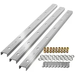 SO-TECH® Möbelleiste aus Edelstahl - U-Form, 3 Stück, 60-90 cm - Zubehör für Möbel: Hochwertige Edelstahl-Möbelleisten in U-Form, langlebig und ideal für individuelle Gestaltung Ihres Zuhauses.
