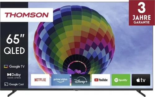 65QG4S14 QLED-Fernseher 65 Zoll in grau von Thomson