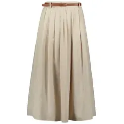 Cartoon Damen A-Linien-Rock mit Gürtel 42, Pearl Vanila von Cartoon