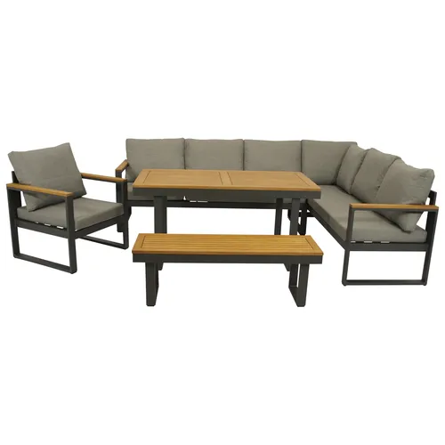 DEGAMO Funktions Eckbankset Diningset Kampala 4-teilig von DEGAMO