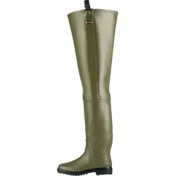 Aigle Watstiefel Truite kaki 40 - Bequeme Gummistiefel für Angler - Wanderschuhe, wasserdurchlässig und geschmeidig aus hochwertigem Kautschuk, ideal für Outdoor-Aktivitäten und Angeln.
