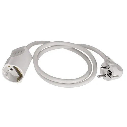 B.E.G. Brück EGB Schuko-Verlängerung weiÃŸ 1 m