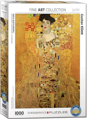 Puzzle 1000 Teile Puzzle - Puzzle - Adele Bloch-Bauer von Gustav Klimt, Puzzleteile