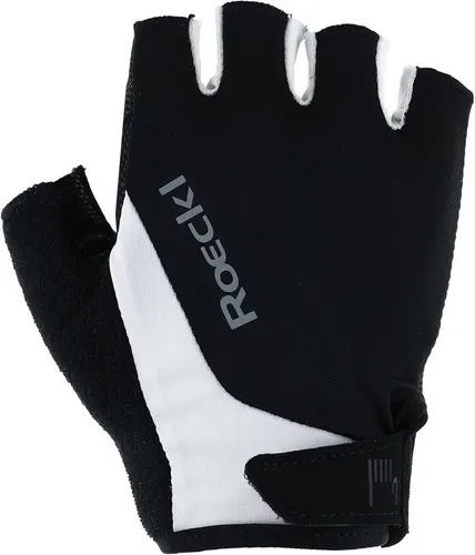 Roeckl Basel 2 Black/White - 8,5 - Radsport-Handschuhe in Schwarz/Weiß, atmungsaktiv und ideal für optimale Griffigkeit beim Radfahren.