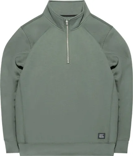 Vintage Industries Boulder Hoodie für Männer, grau, Größe M - Herren-Shirt mit Knopfverschluss und praktischen Brusttaschen, ideal für lässige Looks und Komfort.