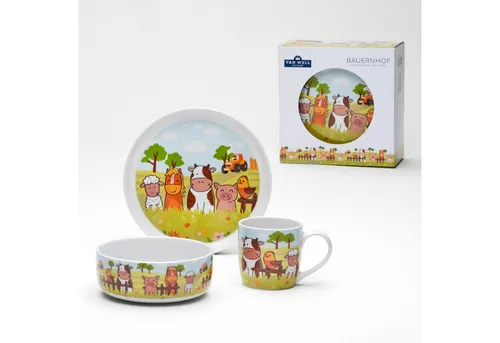 van Well Kindergeschirr-Set Bauernhof, 3-teilig von van Well