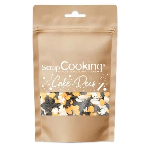 Halloween Zuckerdose Zuckerdose Schwarz Orange Weiß 50g