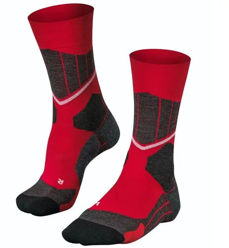 Falke Skisocke SC1 (perfekt für Langlaufschuhe) rot/schwarz Herren - 1 Paar, Größe: 44-45