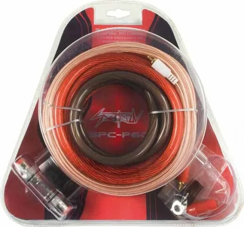 Spectron SPC-P60 Powerkabel Set 20mm² 5m - Hochwertiges Cinchkabel Set mit Freisprecheinrichtung für optimales Audioerlebnis. Ideal für den professionellen Einsatz in Audio- & Videogeräten.
