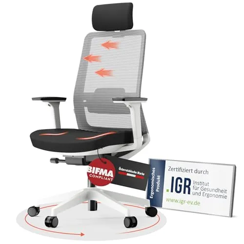 Büro- & Schreibtischstühle Weiß von Yaasa