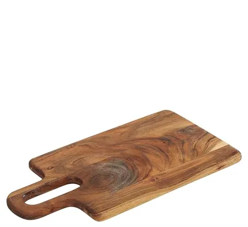 Zassenhaus Serviertablett Akazienholz | Tablett mit Griff | Frühstückstablett | Holztablett Deko | Tablet für Geschirr | nachhaltig angebautes Hartholz | 38×20×1,5 cm