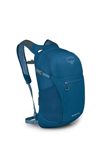 Osprey Daylite Plus 20 - Vielseitiger Daypack in Blau - Daypack für Freizeit und Reisen, 20 l Volumen, mit abnehmbarem Hüftgurt und Laptopfach für optimale Organisation.