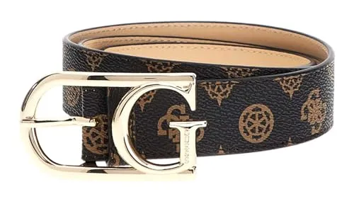 GUESS Dorys Gürtel W90 Mocha Logo von GUESS
