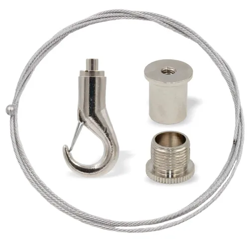 Abhängeset mit Haken für höhere Lasten, Drahtseil Ø1,8mm, Länge 3000mm