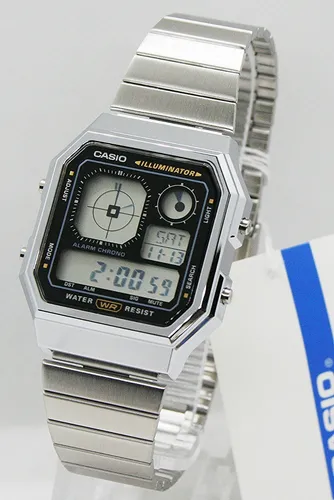 Casio A130WE-1AEF Herren Armbanduhr - Elegante Armbanduhr für Herren mit hochwertigem Edelstahlarmband und präzisem Quartzwerk – perfekt für jeden Anlass.