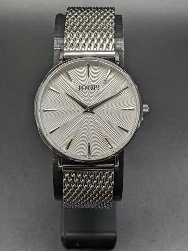 JOOP! Damen Quarzuhr mit Edelstahl Armband - Elegante Armbanduhr für Damen, 5 bar wasserfest und mit Schweizer Ronda Uhrwerk für exakte Zeitangabe. Perfekt für jeden Anlass und kommt in einer stilvollen Geschenkbox.