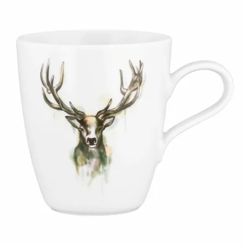 Seltmann Weiden [DL] Life Becher mit Henkel 0,40 l rund Nature Hirsch [RAB] [SP]