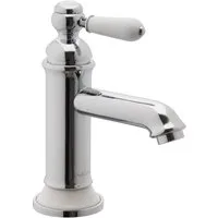 PaulGurkes Retro Nostalgie Waschtischarmatur in weiß von PaulGurkes