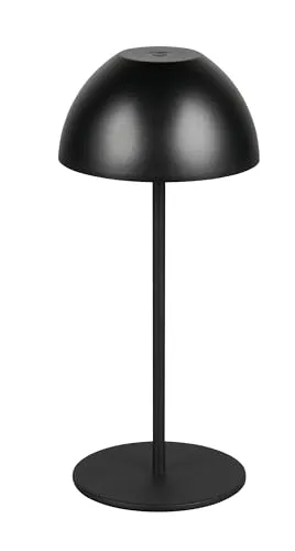 Reality Leuchten LED Tischleuchte ORTIZ, Outdoor Akku Tischleuchte - Nachttischleuchten mit IP44 Schutzklasse, ideal für drinnen und draußen. Flexibel einsetzbar mit Touchdimmer, Memoryfunktion und USB-Ladeanschluss für stimmungsvolles Licht.