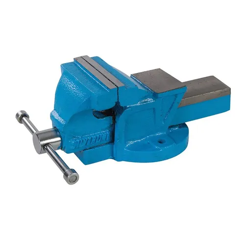 Silverline Schraubstock 100 mm - Robust und vielseitig - Schraubstock mit 100 mm Backenöffnung, ideal für präzise Arbeiten in Werkstatt und Garage. Robuste Bauweise für hohe Stabilität und Langlebigkeit.