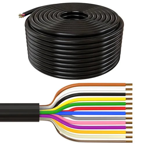 20m FLRYY Fahrzeugleitung 13x1,5mm² rund Kabel KFZ Anhängerkabel Niedervolt