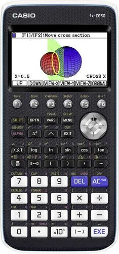 Casio fx-CG50 Grafikrechner - Taschen- & Tischrechner mit hochauflösendem Farbdisplay und umfangreichen Funktionen für Mathematik und Naturwissenschaften.