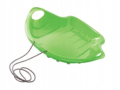 Kinder Kinderschlitten Schneerutscher Rodelschlitten ISDM Grün 780x600mm