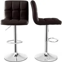 Stylischer Barhocker mit Fußstütze – Höhenverstellbar und Drehbar - Hocker & Barhocker, modernes Design für Innenräume, ideal für Wohnzimmer und Arbeitszimmer, mit einer max. Tragkraft von 150 kg und verstellbarer Höhe für optimalen Komfort.
