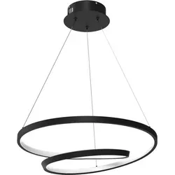 Schwarze LED-Pendelleuchte LUCERO 50cm, dimmbar
