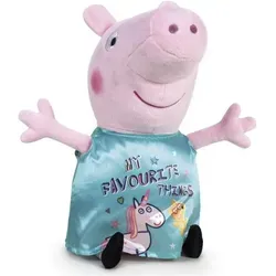 Play by Play Kuscheltier Peppa Wutz Plüschfigur (31cm) Peppa türkises Kleid rosa Peppa türkises Kleid | 31 cm