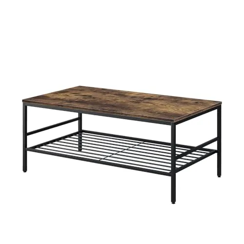 Vicco Couchtisch Fyrk, Goldkraft Eiche/Schwarz, 106 x 60 cm von Vicco