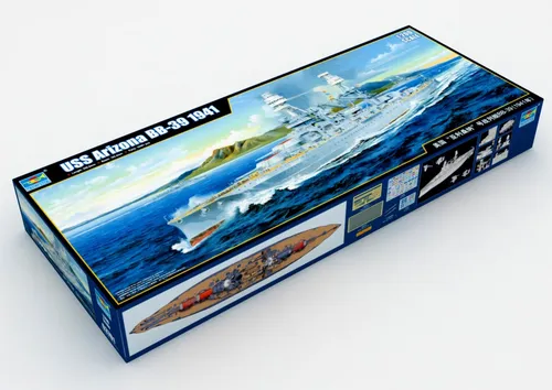 Trumpeter TRU03701 Modellbausatz USS Arizona BB-39 von Trumpeter