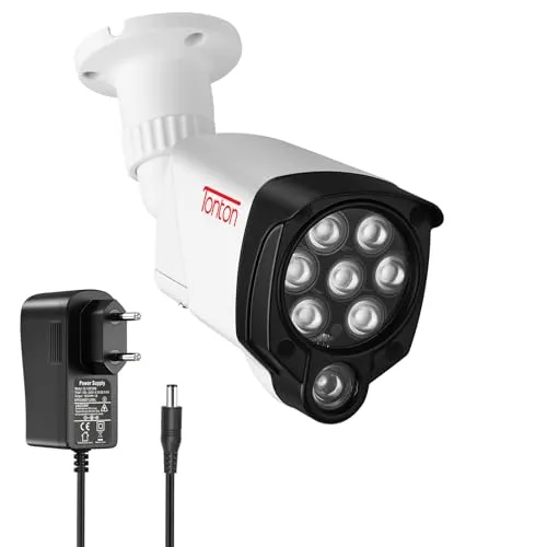 Tonton IR Strahler 30M Illuminator Scheinwerfer - Sicherheitsbeleuchtung mit 8 IR LEDs für bis zu 30 Meter Reichweite, ideal für Überwachung und VR-Erlebnisse in Dunkelheit. Wasserdicht und perfekt für Innen- und Außeneinsätze.