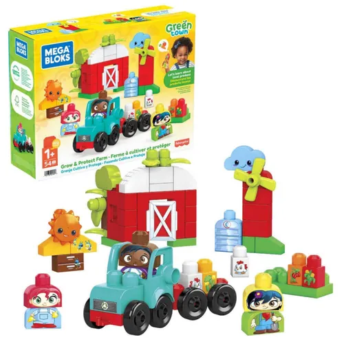 Green Town Anbauen & Ernte MEGA BLOKS Farm Bausteine HDL07