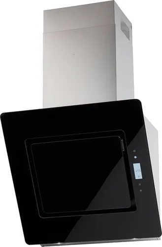 PKM Dunstabzugshaube 9040/60BZ - Kopffreihaube Edelstahl schwarz - Dunstabzugshaube mit Randabsaugung, energieeffizient (Energieeffizienzklasse A) und ideal für moderne Küchen. Maximale Luftstromleistung von 621 m³/h sorgt für frische Luft während des Kochens.