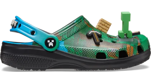 Crocs Minecraft Cls Clg K Mlt Sneaker - Slip-On-Sneaker im bunten Minecraft-Design, leicht und bequem für Kinder, ideal für Spiel und Freizeit.
