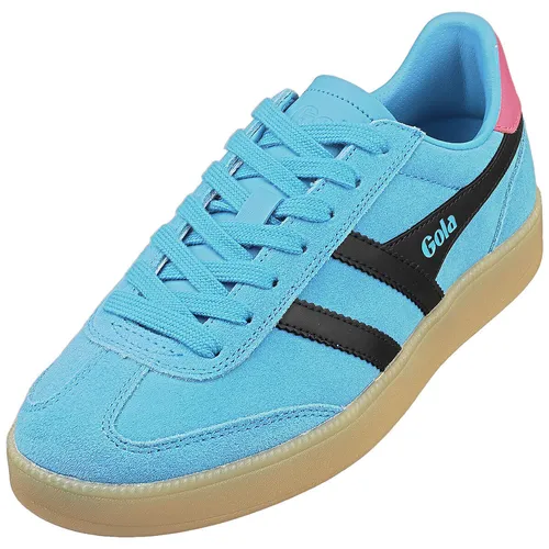 Gola Damen Viper Sneaker Blau Schwarz - 39 EU - Stylische Sneaker für Damen in Blau und Schwarz, aus hochwertigem Wildleder mit rutschfester Gummisohle – ideal für den Alltag und bequeme Schritte.