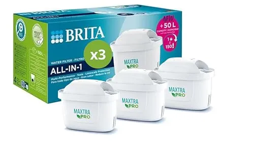 BRITA Maxtra+ Filtrationsfilter - Wasserfilterkartuschen für Trinkwasser, reduziert Chlor, Kalk und Metalle um bis zu 90%, umweltfreundlich und kompatibel mit allen Brita Filterkannen.