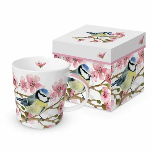 PPD Oiseau Printemps Trend Mug Kaffeetasse Becher Tasse New Bone China 400 ml