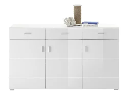 HBZ Sideboard 150 x 86 x 42 cm – Modernes Design in Weiß