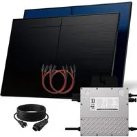 SUNNIVA Balkonkraftwerk 1000W BIFAZIAL FULLBLACK