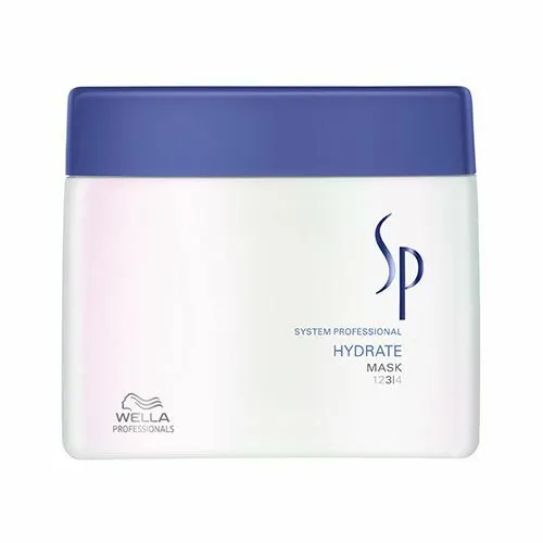 Wella SP Hydrate Mask 400 ml - Haarpflege-Maske für Damen, spendet intensive Feuchtigkeit und sorgt für Geschmeidigkeit, ohne Alkohol und Öl, ideal für trockenes Haar.